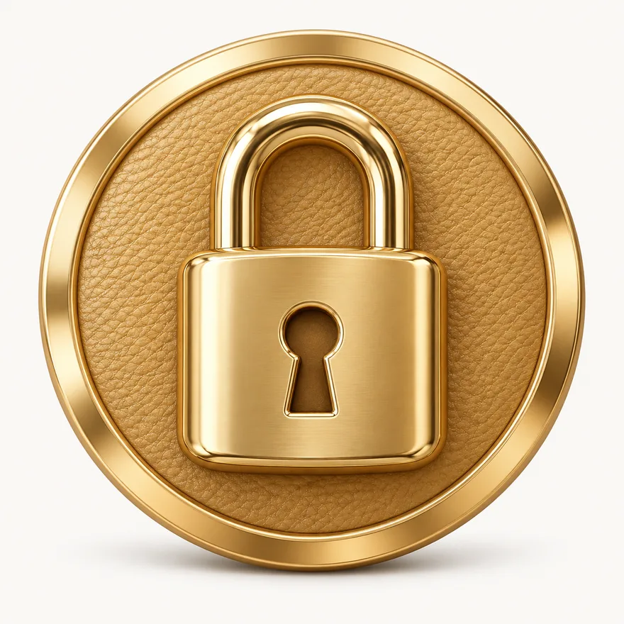 Padlock emblem — SpeedAU