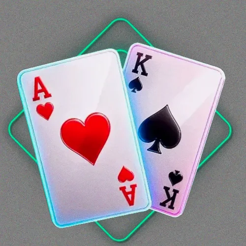 Ace and king playing cards