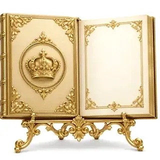 Ornate open book — SpeedAU