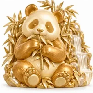Panda eating bamboo — SpeedAU