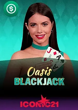 Oasis Blackjack live game cover